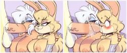 1boy 2girls bigdad bunnie_rabbot female joelasko male older_female rouge_the_bat sonic_(series) sonic_the_hedgehog_(archie) tails younger_male