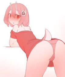 daebom from_behind_position gaijin_(daebom) panties red_tint snail snail_girl war_thunder