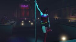 1girls 3d 3dcg alternate_universe athletic_female brown_hair brown_hair_female edited_screencap femsub game_mod grand_theft_auto grand_theft_auto_v high_heels lowres miniskirt neon_sign pink_high_heels plaid_miniskirt plaid_skirt pole_dancing rockstar_editor skirt source_request stripper stripper_pole text unnamed_character unnamed_characters whore zychina leg_lift leaning_to_the_side leaning_hips unbothered emotionless_female emotionless expressionless