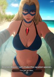 1girls ai_generated big_ass big_breasts big_thighs blonde_blazer breasts curvaceous curvy curvy_figure digital_media_(artwork) dispatch_(game) female gameplay_mechanics hips huge_ass huge_breasts huge_thighs large_ass large_breasts large_thighs legs light-skinned_female light_skin mandy_(dispatch) mature mature_female penguaiart slim_waist thick thick_hips thick_legs thick_thighs thighs voluptuous waist wide_hips wide_thighs