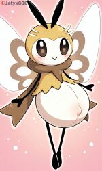 ai_generated anthro anthro_bug anthro_female anthropomorphic bee belly big_belly big_boobs big_breasts bug_type fairy_type jstyx666 pokemon pokemon_(species) pokemon_sm pregnancy pregnant pregnant_anthro pregnant_female ribombee sexy smiling smiling_female