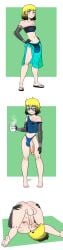 1dickgirl aeolus06 autofellatio balls bikini black_tipped_hair blonde_hair blue_eyes bulge coffee coffee_mug dickgirl earings ellie_(marisfaraway) exhausted futa_sans_pussy futanari glasses large_balls large_penis masturbation nipples nude penis penis_slip pierced_nipples piercing prosthetic prosthetic_arm prosthetic_limbs sandals sarong see-through_clothing see_through_shirt tired wardrobe_malfunction