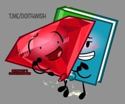 2dickgirls 2futas accurate_art_style anal battle_for_dream_island begging_for_more bfdi blush book_(bfdi) cum cum_inside cum_on_ground dickgirl/dickgirl futa/futa futa_on_futa futanari heart-shaped_pupils intersex intersex/intersex moaning object_shows ruby_(bfdi) sorry_mommy_did_i_do_a_nono_again? yuri