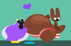 2boys 2d 2d_animation animated anthro ass balls big_balls big_bulge big_penis brown_fur bulge bunny cocoa_the_bunny eating_ass furry gigantic_ass gyroesehni huge_ass huge_cock hyper hyper_ass male/male no_sound penguin tagme tagme_(artist) thick_ass thick_penis thick_thighs video