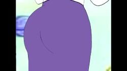 animated ass butt_focus emma_webster looney_tunes purple_pants