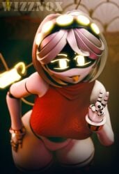 murder_drones v_(murder_drones) v_(murder_drones)_(bysamzan) clothing looking_at_viewer posing posing_for_the_viewer white_hair yellow_eyes android robot