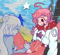1futa 1girls ahoge android android_girl animated blush blush_lines bow cum cum_in_hair cum_on_body cum_on_clothes cum_on_hand cumming cumshot cute eleanor_forte flavor_foley handjob human_(flavor_foley) jacket masturbating masturbating_futa masturbating_other masturbation mv_character pink_hair realistic_background rndmpa robot robot_girl sf-a2_miki shorter_than_10_seconds shorter_than_30_seconds synthesizer_v tagme transgender transgender_woman twintails video vocaloid vocaloid_3 voice_acted weathergirl weathergirl_(flavor_foley) wholesome