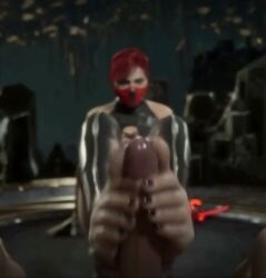 3d ai_assisted ai_generated assassin fighting_game foot_fetish footjob mortal_kombat mortal_kombat_11 skarlet tagme video video_games