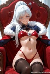 weiss schnee from rwby by kermixx