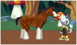 2d animal_genitalia animated anthro anthro_female anthro_on_feral blush blushing cowgirl_position creampie cum cum_in_pussy cum_inside equine_penis feral fertilization furry furry_female horse horse_penis impregnation lemur nick8000 ovum ovum_meets_sperm panting penetration project_x_love_potion_disaster rape raped_female raw_sex riding riding_cock riding_penis sonic_(series) sonic_the_hedgehog_(idw) sperm_cell sperm_meets_ovum tangle_the_lemur vaginal wild_horse_(project_x)