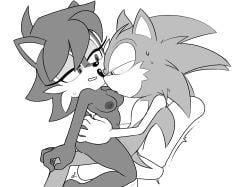 4chan_anon anthro bedroom_eyes bite biting_lip breast_play breast_suck breasts butt butt_grab chair cheek_tuft chipmunk cowgirl_position duo eulipotyphlan eyelashes eyeliner facial_tuft fan_character female from_front_position furniture ground_squirrel hair half-closed_eyes hand_on_butt hedgehog incest_(lore) makeup male mammal manik_acorn messy_hair narrowed_eyes nude on_bottom on_chair on_top rodent sciurid seductive sex sitting sitting_on_chair sonia_acorn straddling sucking tuft