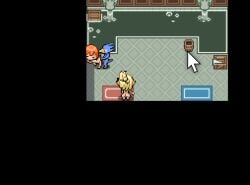 against_wall allie_(pokemon_ecchi) animated caught_in_the_act clapping_cheeks doggy_style fangame fangame_character golduck hinoarashi miranda_(pokemon_ecchi) naked naked_female pixel_art pokemon pokemon_(species) pokemon_ecchi pokemon_fangame pokephilia sex tagme text video