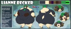 anthro areola big_areola big_breasts big_butt bighorn_sheep bovid breasts brown_areola brown_nipples butt caprine color_swatch dewclaw_hooves doctorsoul female front_view fur green_body green_eyes green_fur green_hair grey_body grey_fur hair hi_res hooves huge_breasts huge_butt huge_hips huge_thighs lianne_becker lips mammal model_sheet nipples nude nude_anthro nude_female overweight overweight_anthro overweight_female purple_lips rear_view sheep solo tail tan_body tan_fur thick_thighs unguligrade wide_hips