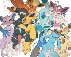 eeveelution from nintendo by xvx magenta