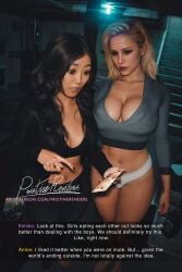 2girls 3d annie_january big_ass big_breasts blonde_hair breasts curvaceous curvy curvy_figure female hips huge_ass huge_breasts large_ass large_breasts light-skinned_female light_skin mature mature_female pristinerenders slim_waist starlight_(the_boys) the_boys thick thick_hips thick_legs thick_thighs thighs voluptuous waist wide_hips kimiko_(the_boys) the_female_(the_boys)