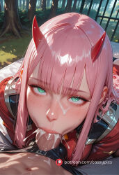ahe_gao ahegao ahegao_face ai_generated anime anime_girl big_breasts blowjob blush booty breasts busty close-up cum cum_in_mouth cum_inside cum_on_face curvy darling_in_the_franxx deep_blowjob deep_penetration deepthroat fanart freckles green_eyes horns hot huge_breasts large_breasts long_eyelashes naked nude oral oral_penetration oral_sex orgasm orgasm_face pink_hair puffy_nipples red_eyeshadow red_horns rolling_eyes round_ass round_breasts round_butt sex sexy slim_waist small_horns small_waist sucking sucking_penis thick_ass thick_thighs waifu wide_hips zero_two_(darling_in_the_franxx)