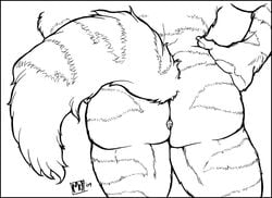 anal_vore anthro ass feline fur furry furry_only gay giant_male homosexual macro macro_male male male/male male_only micro micro_abuse micro_in_ass micro_insertion micro_male micro_on_macro micro_sexual_abuse mr_person tail tiger vore