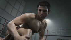 3d 3d_(artwork) 3d_model boxing_ring censored censored_penis clothes_on_floor gay gay_sex gym gym_bro jacob_custos light-skinned_male light_skin male male/male male_focus male_only male_penetrated male_penetrating male_penetrating_male missionary_position mo0nx pixelated supermassive_games tagme the_quarry video