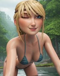 1girls ai_generated all_fours astrid_hofferson bending bending_down bending_forward bending_over bent_forward bent_over blonde blonde_female blonde_hair blonde_hair_female blue_eyes boobs breast breasts cleavage curvaceous curvaceous_body curves curvy curvy_body curvy_female curvy_figure dreamworks exposed_breast exposed_breasts female female_only hourglass_figure how_to_train_your_dragon inner_sideboob light-skinned_female light_skin mostly_nude mostly_nude_female on_all_fours one_eye_closed one_eye_open partially_clothed partially_clothed_female sideboob solo solo_female voluptuous voluptuous_female wink winking woman