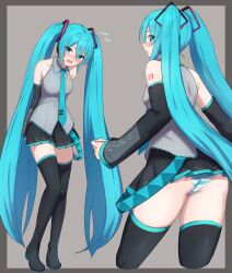 hatsune miku from vocaloid by ruttse