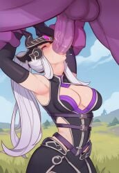 1boy 1girls abuse ahegao ai_generated ass bad_end brinkai child_bearing_hips colored_skin curvaceous curvaceous_ass curvaceous_body curvaceous_female curvaceous_figure curvaceous_hips curvaceous_thighs curvy curvy_body curvy_female curvy_figure curvy_hips curvy_thighs deepthroat defeated defeated_heroine drooling eyes_rolling_back fellatio female female_focus giant_male giant_penis head_back headwear height_difference holding_wrists horns huge_testicles instant_loss irrumatio league_of_legends mundo_(league_of_legends) purple_skin raped_female saliva self_upload size_difference stirrup_legwear sword_swallowing_position syndra thick thick_hips thick_legs too_big view_between_legs waifu white_hair