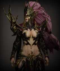 1girls 3d armor armored_female crone_hellebron druchii elf elf_female high_quality high_resolution highres soboro tagme total_war:_warhammer warhammer_(franchise) warhammer_fantasy