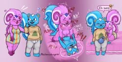 1boy 1girls after_sex aftermath animal_crossing apologizing bed bedroom belly belly_button big_ass big_boobs big_breasts big_butt black_sclera blue_fur blush blushing bouncing_breasts broken_pelvis chubby chubby_anthro chubby_male clothed clothing cowgirl_position crying crying_with_eyes_open cut_to_sex dark_pink_accent dialogue emoji erect_nipples female filbert_(animal_crossing) follow_up fucking fucking_on_bed fur furry furry_female furry_male furry_only gripping_belly hard_sex heart heart_around_body heart_symbol hearts_around_head icepack male moaning moobs naked naked_female naked_male nintendo nocheeseburger on_bed onomatopoeia peanut_(animal_crossing) pink_fur pink_nipples questionable_consent regret rosy_cheeks sciurid smiling snoo-snoo snu-snu squeezing_belly squirrel squirrel_ears squirrel_tail thick_eyebrows thick_thighs tongue_out wet wet_pussy white_pupils wide_eyed wide_hips
