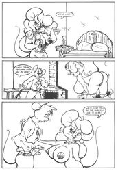 anthro ass breasts comic female fur furry jules male misty_the_mouse mouse rodent undressing