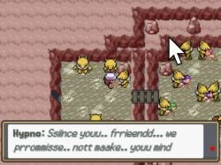 blowjob cum cum_inside doggy_style fangame female female_only hypno leaf naked naked_female pixel_art pokemon pokemon_(species) pokemon_fangame pokemon_lolimon tagme text threesome video