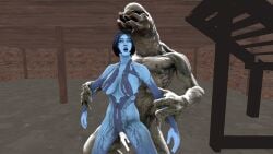 343_industries 3d anal anal_creampie artificial_intelligence blue_body blue_hair blue_skin blue_skinned_female cortana creampie cum cum_in_ass elite_(halo) from_behind halo_(series) hologram male_sangheili_(halo) monster monster_boy prison_guard_position sangheili sfm