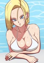 android 18 from dragon ball by etzel