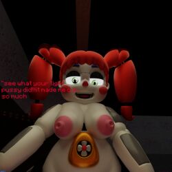 3d 3d_(artwork) baby_(fnafsl) circus_baby circus_baby_(fnaf) duo female female/female five_nights_at_freddy's five_nights_at_freddy's:_sister_location fnaf furry male male/female rageing_wolf scottgames sister_location video_games