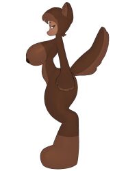 2022 anthro ass big_ass big_breasts breasts brown_body brown_eyes brown_fur brown_hair brown_nipples cat_ears cat_tail completely_nude completely_nude_female digital_media_(artwork) digitigrade dreamscreep feline female female_only full_body fur furry furry_breasts furry_ears furry_female furry_only furry_tail hourglass_figure naked nipples nude nude_female paws shaded side_view sideboob slim_waist small_waist solo solo_female standing tail uncensored white_background