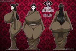 big_ass female geisha gigantic_breasts huge_ass huge_breasts kimono little_nightmares nightmare_waifu pale-skinned_female richdraw the_lady_(little_nightmares) wide_hips