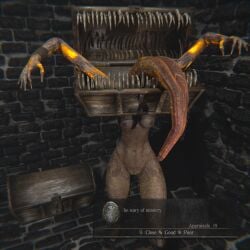 chest dark_souls dark_souls_2 female mimic mimic_(dark_souls) mimic_chest tongue