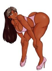 1girls ass bare_shoulders bent_legs big_ass big_breasts big_butt bottomwear bra breasts brown_hair bubble_ass bubble_butt butt cartoon_network cleavage clothed clothes clothing dark-skinned_female dark_skin earrings female female_only full_body hands_on_knees heels high_heels hips huge_ass huge_breasts huge_butt human human_only humanoid indian indian_female jwels large_ass large_breasts large_butt legs long_hair mature mature_female mature_woman milf mother nidian pink_bra pink_thong priyanka_maheswaran round_ass solo solo_female steven_universe thick thick_ass thick_thighs thighs thong topwear wide_hips