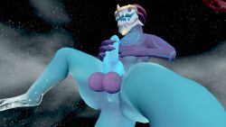 1boy anthro ass aurelion_sol balls blue_body dick erection humanoid inferno-charz jerking jerkingoff league_of_legends male male_only nude sfm solo solo_focus source_filmmaker space