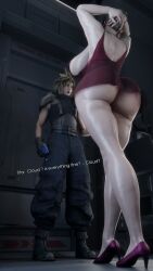 cloud strife from final fantasy by pervertmuffinmajima