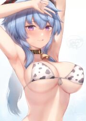 1boy 2022 25fps animated armpit armpit_crease armpit_licking armpit_sniffing armpits big_breasts blue_hair bouncing_breasts breast_grab breast_squeeze breasts cock cum cum_on_breasts cum_on_face cum_on_mouth dick ejaculation ejaculation_between_breasts erection fishsyrup ganyu_(genshin_impact) genshin_impact grabbing grabbing_breasts hi_res high_quality high_resolution highres horn horns kimoshi large_breasts light-skinned_female light_skin long_hair longer_than_2_minutes midriff mihoyo nipples no_sound paizuri pale-skinned_female pale_skin penis penis_to_breast purple_eyes sexy_armpits uncensored vertical_video video