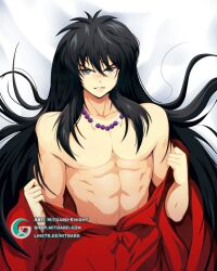 1boy bodypillow canine dakimakura inuyasha inuyasha_(character) inuyasha_(human) male male_focus male_only mitgard-knight solo solo_male