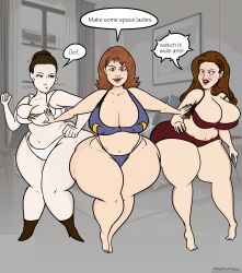 3girls barefoot bbw big_ass big_breasts big_butt big_hips big_legs big_thighs boots bottom_heavy bra breasts curvaceous curvy daphne_moon dialogue fat_ass fat_butt fat_legs fat_thighs female female_focus female_only frasier_(show) hips hourglass_figure huge_ass huge_breasts huge_butt huge_hips huge_thighs hyper_ass hyper_butt hyper_hips hyper_thighs large_ass large_breasts large_butt large_hips large_thighs lingerie panties plump plump_ass plump_breasts plump_thighs purple_bra purple_panties roz_doyle text thick thick_ass thick_hips thick_legs thick_thighs weightcomicguy wide_hips