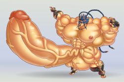 abs barefoot biceps feet gay hyper hyper_balls hyper_genitalia hyper_muscles hyper_penis hyper_testicles khanthedestroyer male male_focus male_only muscle muscles muscular muscular_arms muscular_ass muscular_back muscular_legs muscular_male muscular_thighs nipples pecs veins veiny_penis