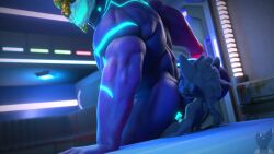 2022 2boys 3d 3d_(artwork) animated anthro anthro_on_anthro ass aurelion_sol blue_body blue_skin butt dick dragon erection gay gay_sex hi_res humanoid league_of_legends looking_at_another looking_back looking_up male male_only male_penetrating male_penetrating_male muscular muscular_male penis riding_penis riot_games size_difference smaller_male sound tagme tail thick_thighs thighs twitchyanimation video voice_acted