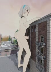 1futa bigger_female building building_penetration building_sex cel_shading completely_nude fortnite fortnite:_battle_royale futa_giantess futanari gentlecat giantess larger_female larger_futanari lexa_(fortnite) macro macro_futa macrophilia naked_collar nude nude_futanari pleasure_face size_difference solo tagme