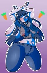 anthro anthro_only ass big_breasts big_butt breasts camel_toe cherry_fox904 erect_nipples fatpad female genital_outline hi_res humanoid hyuuga_hinata liebre naruto nipple_outline nipples pussy_outline rabitsqui solo thick_thighs wide_hips