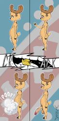 absurd_res anthro antlers ball_tuft balls big_penis blue_nose blush boner capreoline cervid chest_tuft comic erection flaccid genitals growth hi_res horn huge_cock male male_only mammal nude one_piece penis penis_growth penis_growth_(enlargement) reindeer septicemic_(artist) slightly_chubby small_but_hung small_penis solo tony_tony_chopper tuft vein veiny_penis