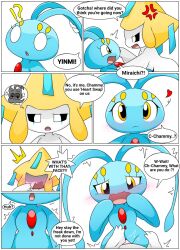 angry blue_body blush comic dialogue duo english_text female female_penetrated generation_3_pokemon generation_7_pokemon hi_res jirachi legendary_pokemon male male/female male_penetrating male_penetrating_female manaphy marshadow naka_(artist) nakachidragon nintendo penetration penile penile_penetration penis_in_pussy pokemon pokemon_(species) sex text vaginal_penetration video_games white_body