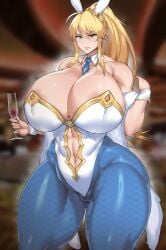 1girls abs artoria_pendragon artoria_pendragon_(lancer) artoria_pendragon_(swimsuit_ruler) big_breasts big_thighs blonde_hair breasts bunny_ears bunny_girl bunnysuit busty enormous_breasts fate/grand_order fate_(series) female giant_breasts gigantic_breasts gigantic_thighs green_eyes huge_breasts huge_thighs hyper_breasts large_breasts large_thighs massive_breasts massive_thighs muscular muscular_female natedecock navel thick_thighs thighs venus_body voluptuous wide_thighs