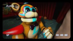 2022 3d animated animatronic anthro anthro_on_human bear bikkter90 black_nose blue_claws blue_eyes bodypaint bored_expression bowtie camera_pov camera_view claws cock disinterested ear_piercing earrings facepaint fangs five_nights_at_freddy's five_nights_at_freddy's:_security_breach gay gay_domination glamrock_freddy_(fnaf) half-closed_eyes hand_on_penis handjob human_on_anthro humanoid_genitalia humanoid_penis jerking jerking_off_another jerkingoff jerkingoff_another larger_male looking_at_another looking_at_camera looking_at_penis looking_at_viewer looking_down_at_penis machine male/male male_only masturbating masturbating_other masturbation orange_body penile_masturbation penis pierced_ears private_session recording robot robot_humanoid scottgames sharp_teeth shoulder_pads size_difference smaller_male smaller_penis sound sound_effects top_hat two_tone_body v.i.p_pass video