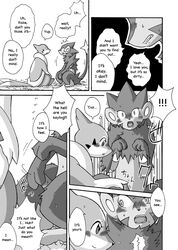 comic floatzel luxray mikazuki_karasu penis pokemon pokemon_(species) rocks